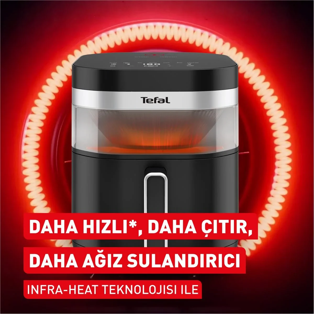 Aerofritöz Tefal Easy Fry Infrared 7 Lt Alt/Üst 7211419889