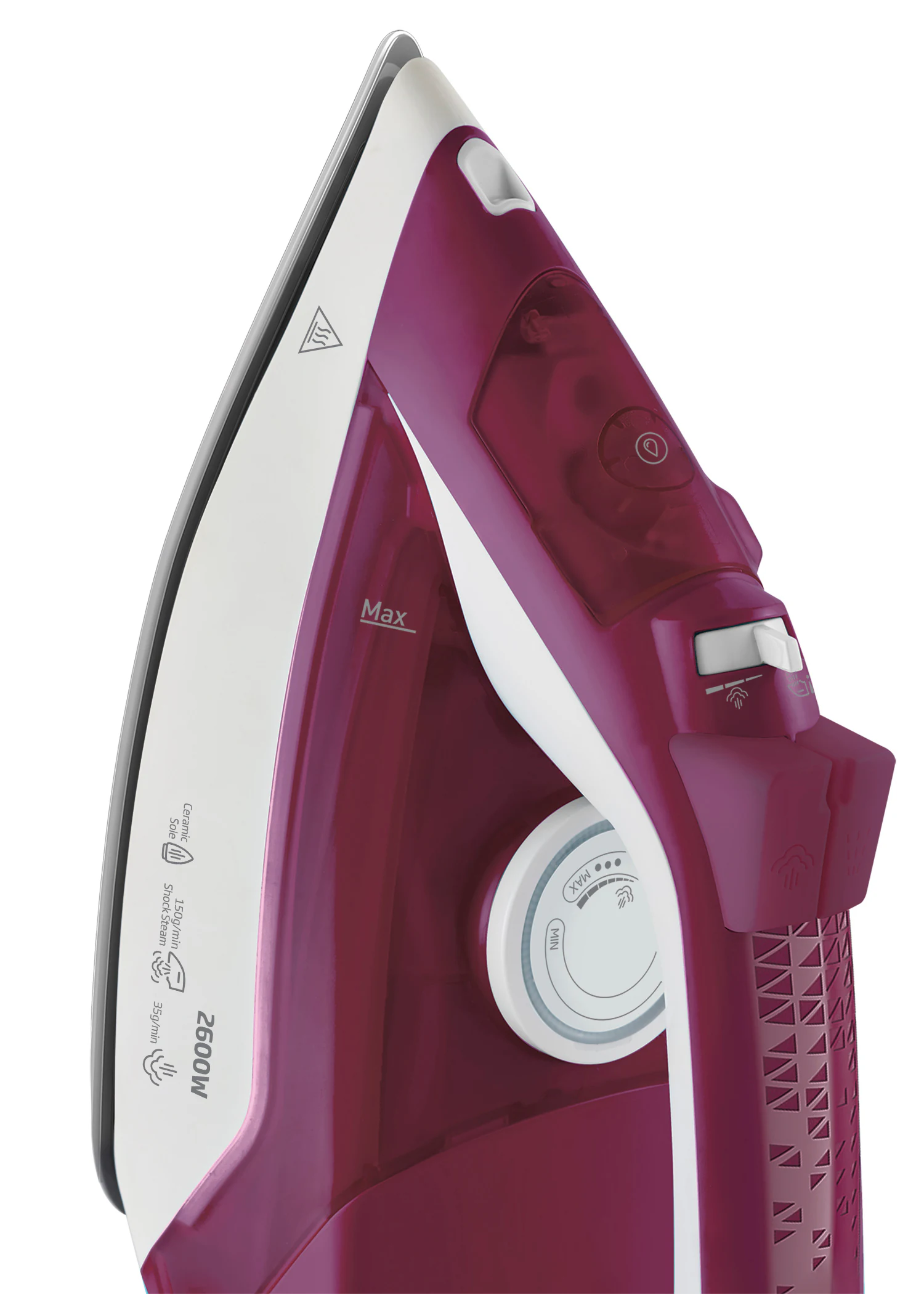 Beko Steam Iron SIM 3126 R, 2600 W, pink