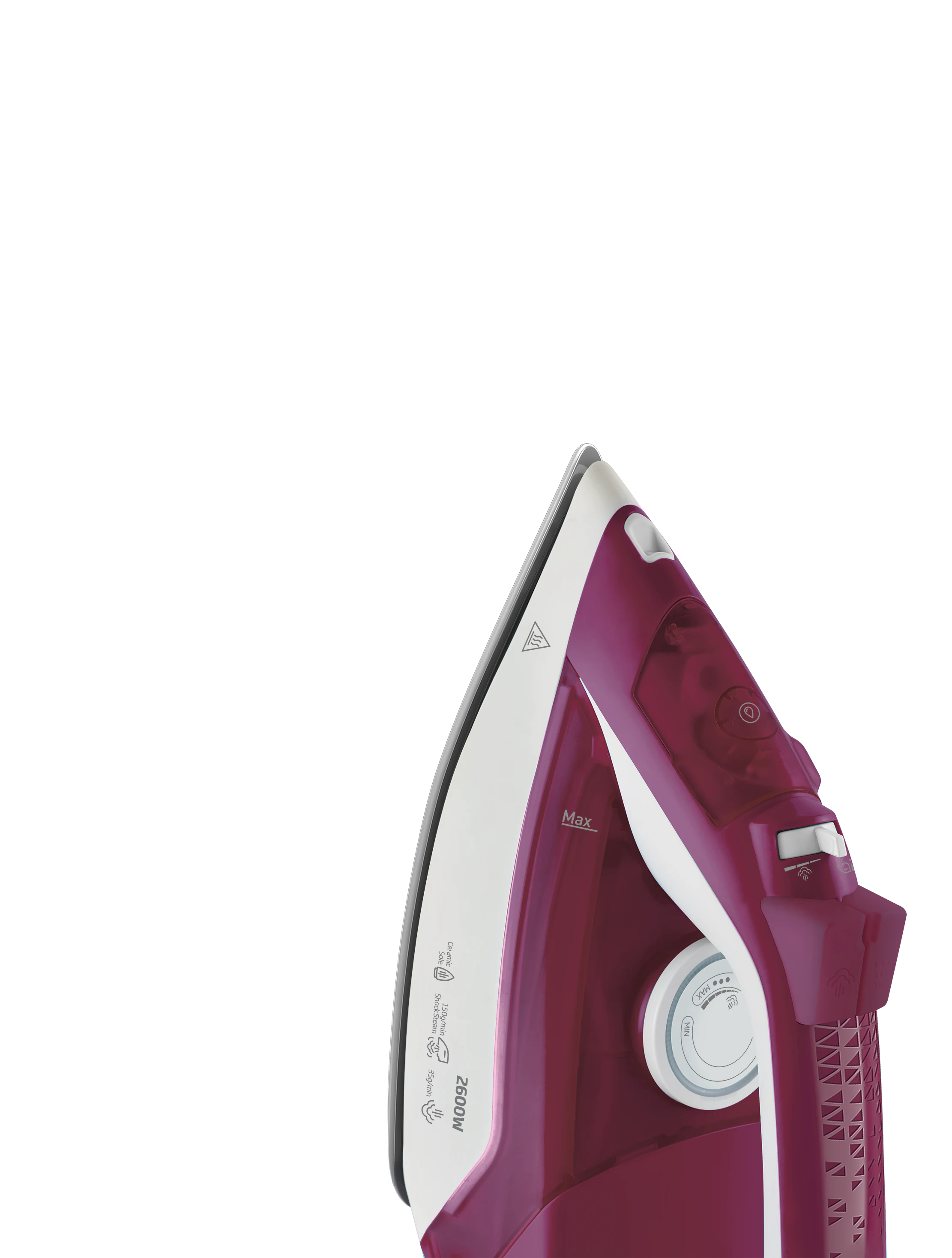 Beko Steam Iron SIM 3126 R, 2600 W, pink