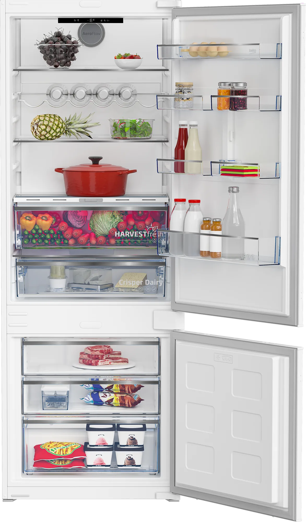 Встраиваемый холодильник Beko BCNE400I35ZS