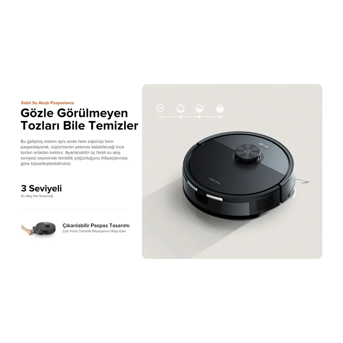 робот-пылесос Roborock Q8/Q7TF Black