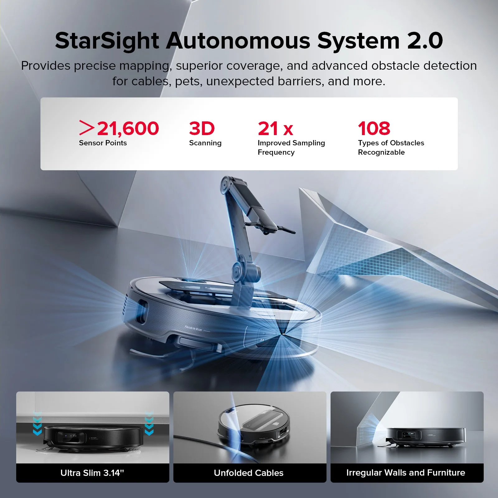 робот-пылесос Roborock Saros Z70 Silver