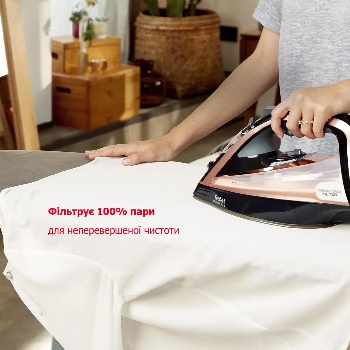 Tefal Ultimate Pure FV9845E0 buxarlı ütü