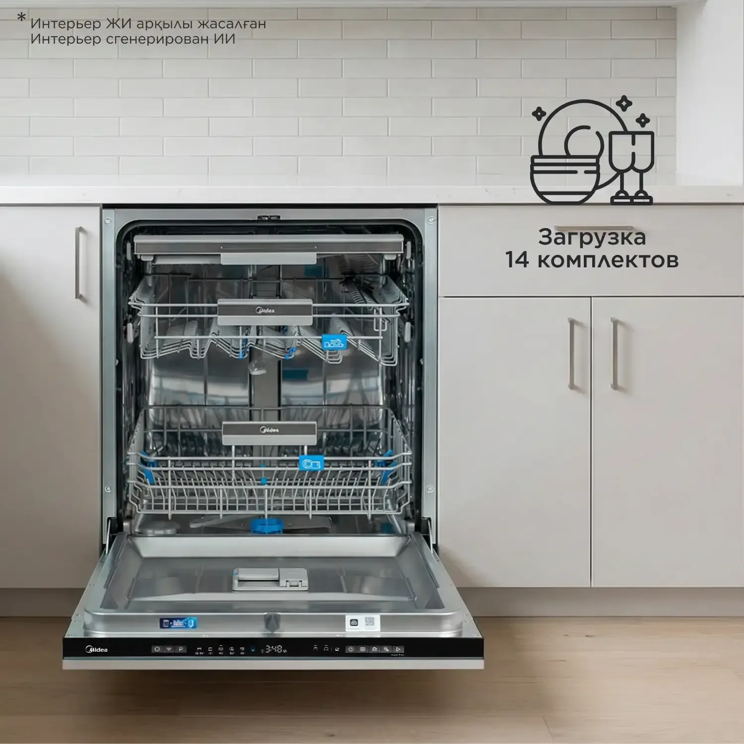 Встраиваемая посудомоечная машина Midea MID60S350I-C