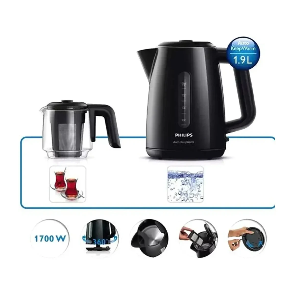 Elektrik çaydan PHILIPS HD7301/00