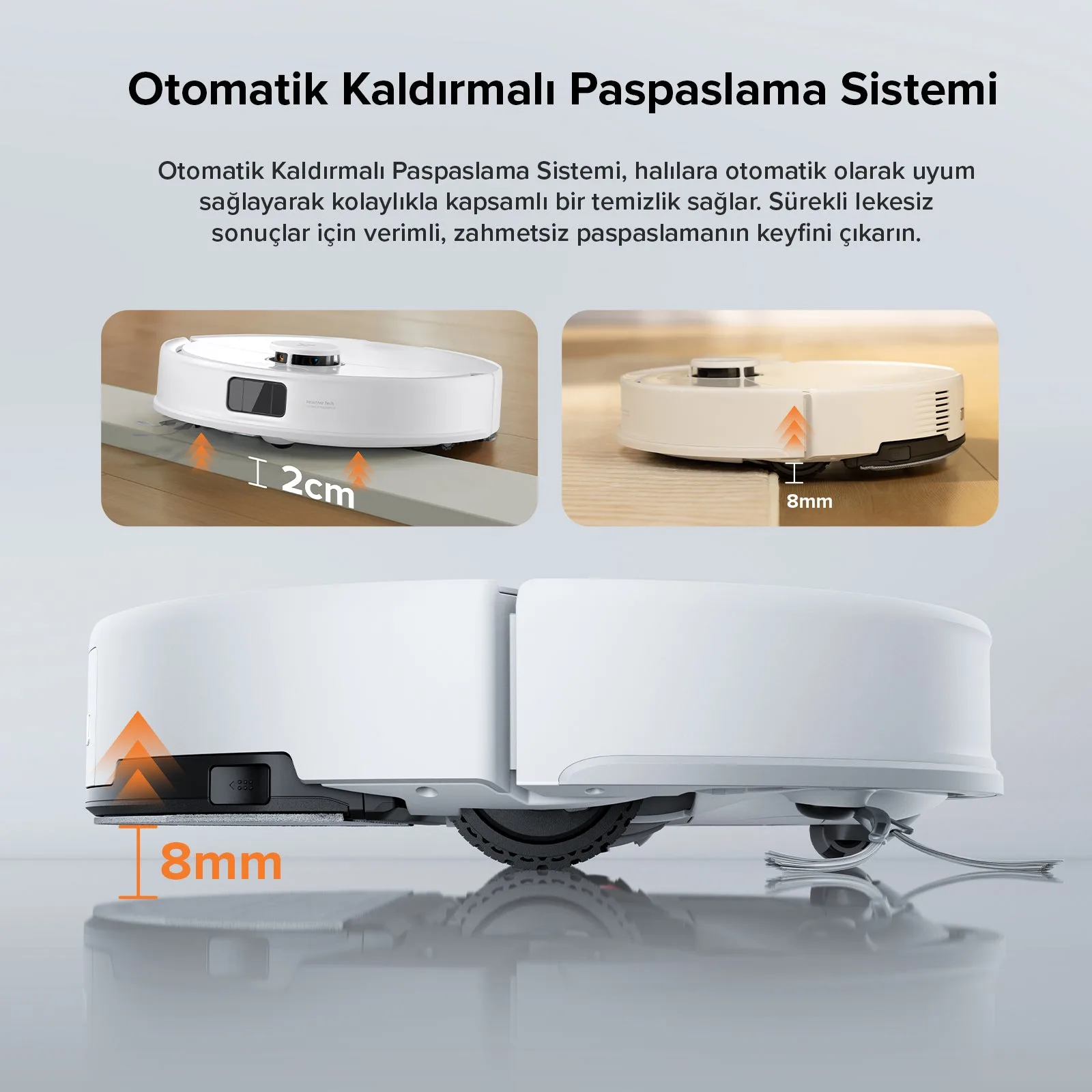 робот-пылесос Roborock Q8 Max Pro/(Q10PF) White