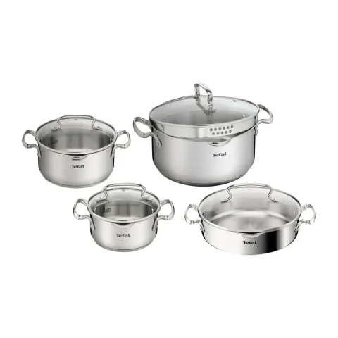 Qazan dəsti Tefal, Duetto 8 Parça Çelik Tencere Seti