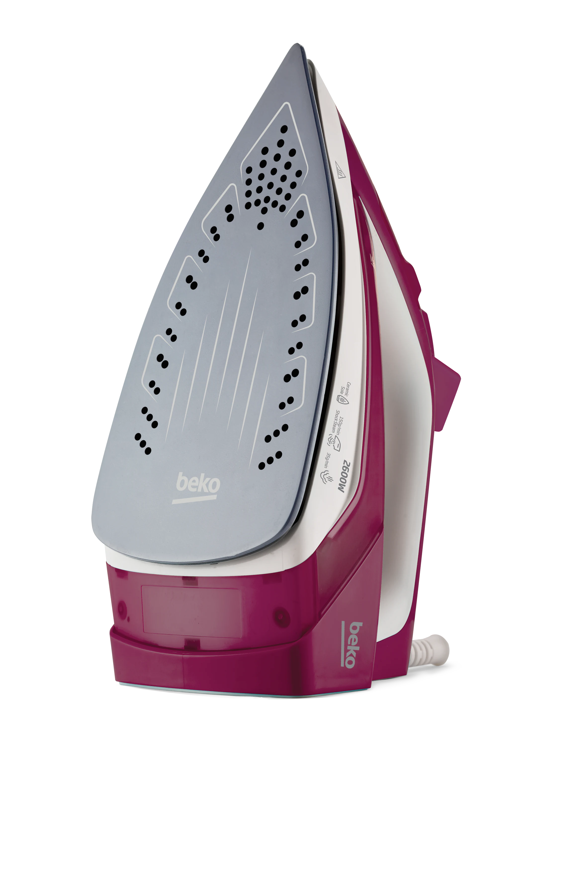 Beko Steam Iron SIM 3126 R, 2600 W, pink