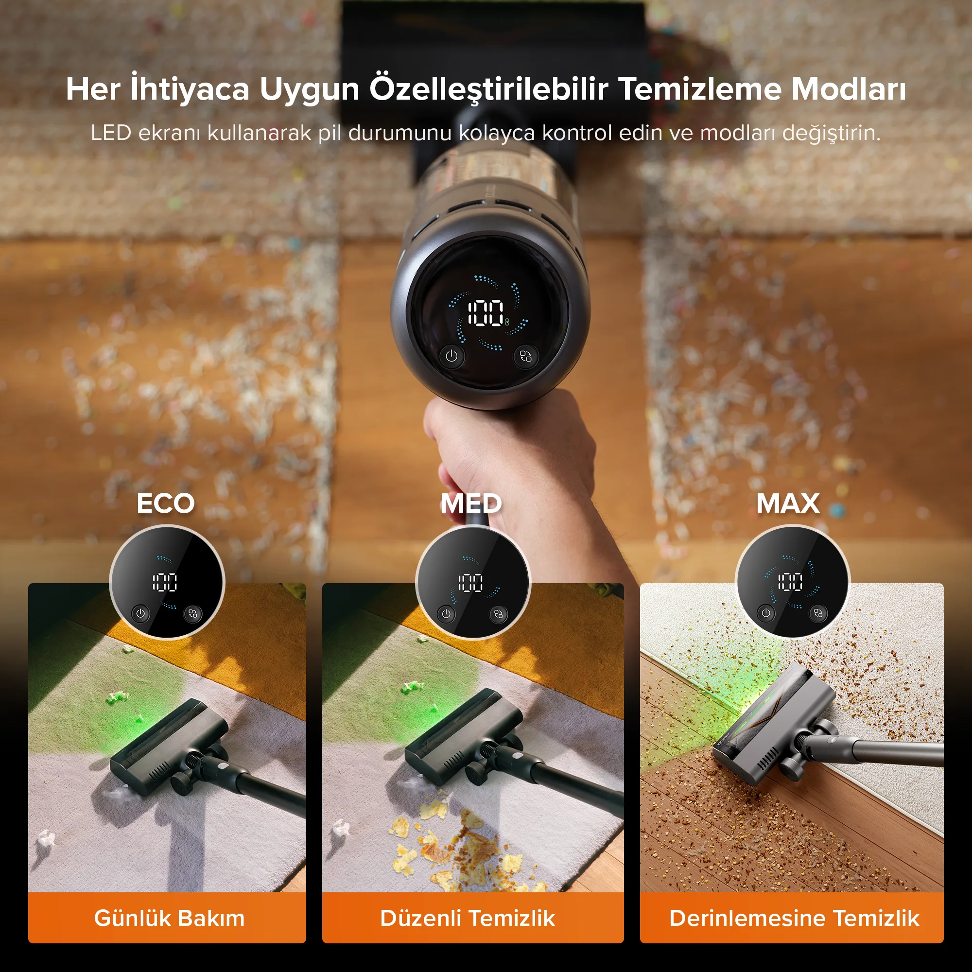 Vertikal пылесос Roborock H60 Hub Ultra