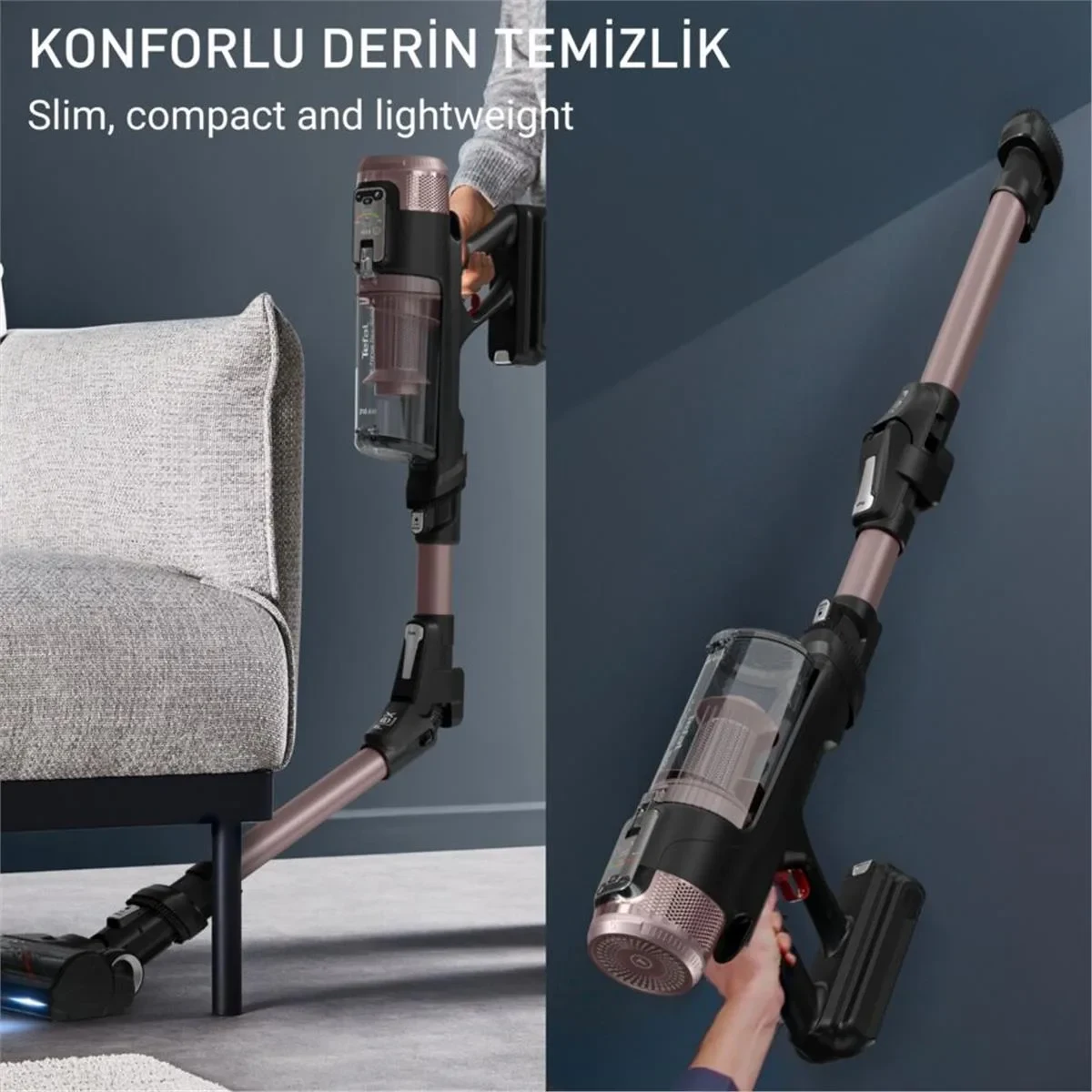 Tozsoran ( dik ) Tefal ELEKTRIKLI SUPURGE X-FORCE FLEX 16.60 ANIMAL AQUA