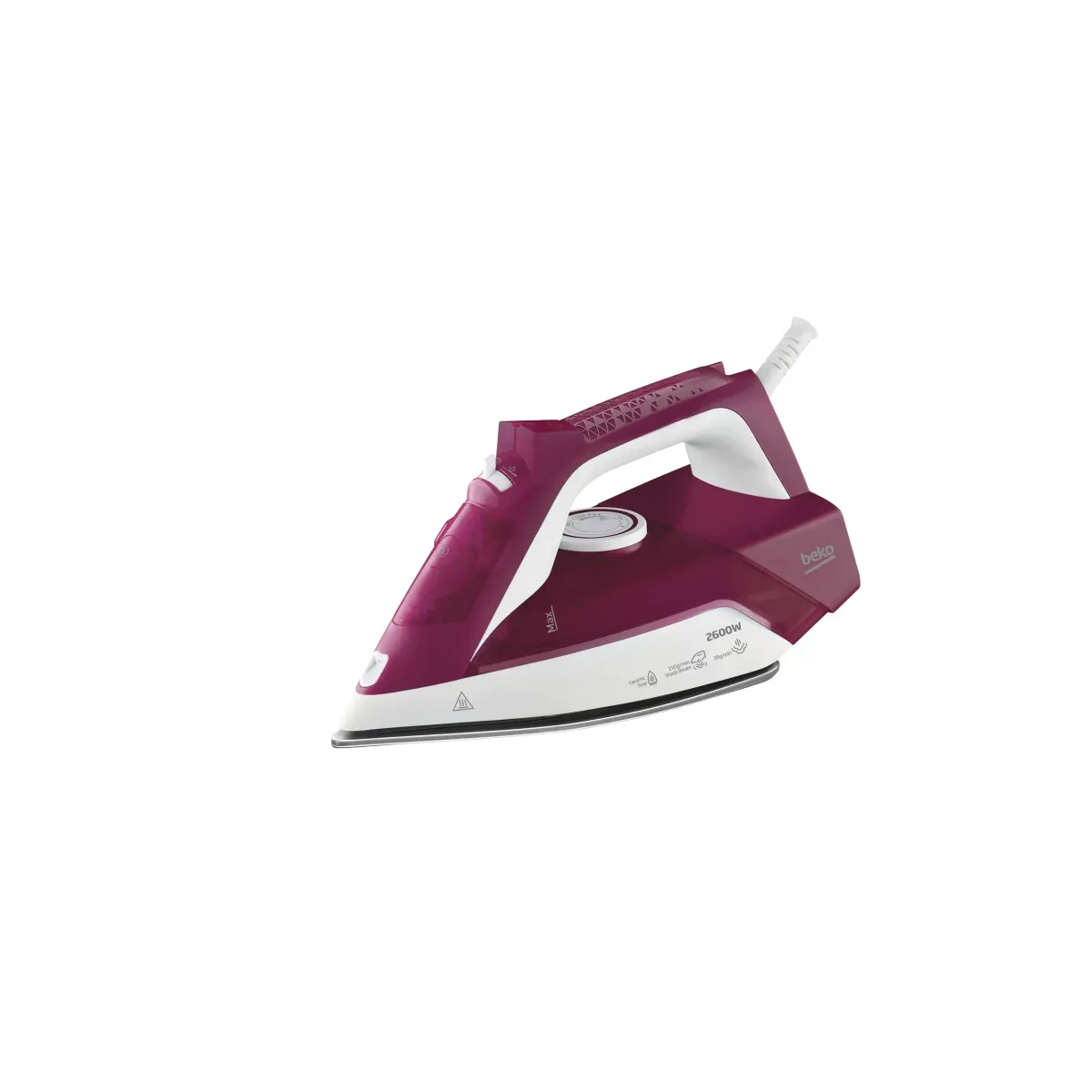 Beko buxarlı ütü SIM 3126 R, 2600 W, çəhrayı