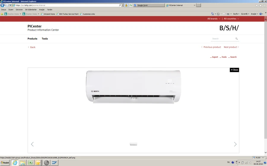 Bosch ASI24VW30U-KIT Air conditioner