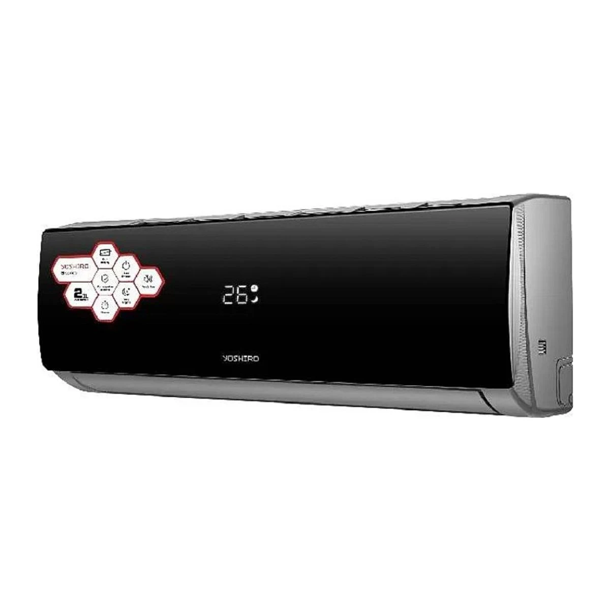 air conditioner YOSHIRO YAC-S24OT0B KIT, 24000 BTU, 70-80 m2