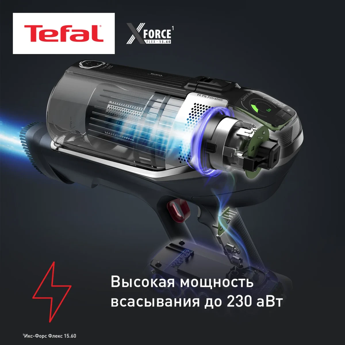 vacuum cleaner ( dik ) Tefal ELEKTRIKLI SUPURGE X-Force Flex 15.60 TY99G1WO