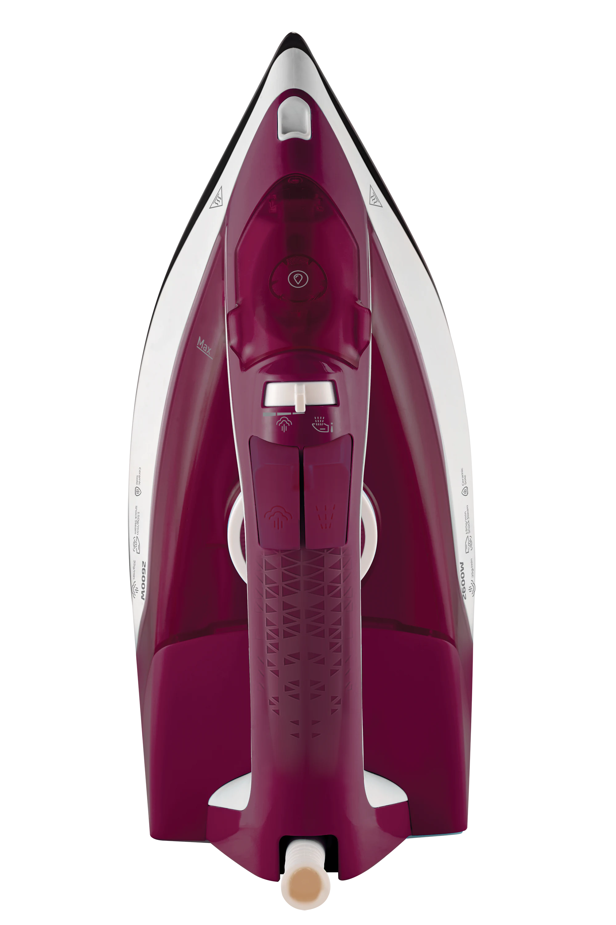 Beko Steam Iron SIM 3126 R, 2600 W, pink