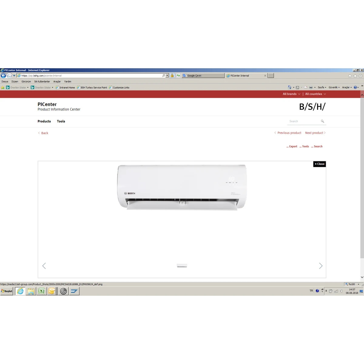Kondisioner Bosch ASI24VW30U-KIT