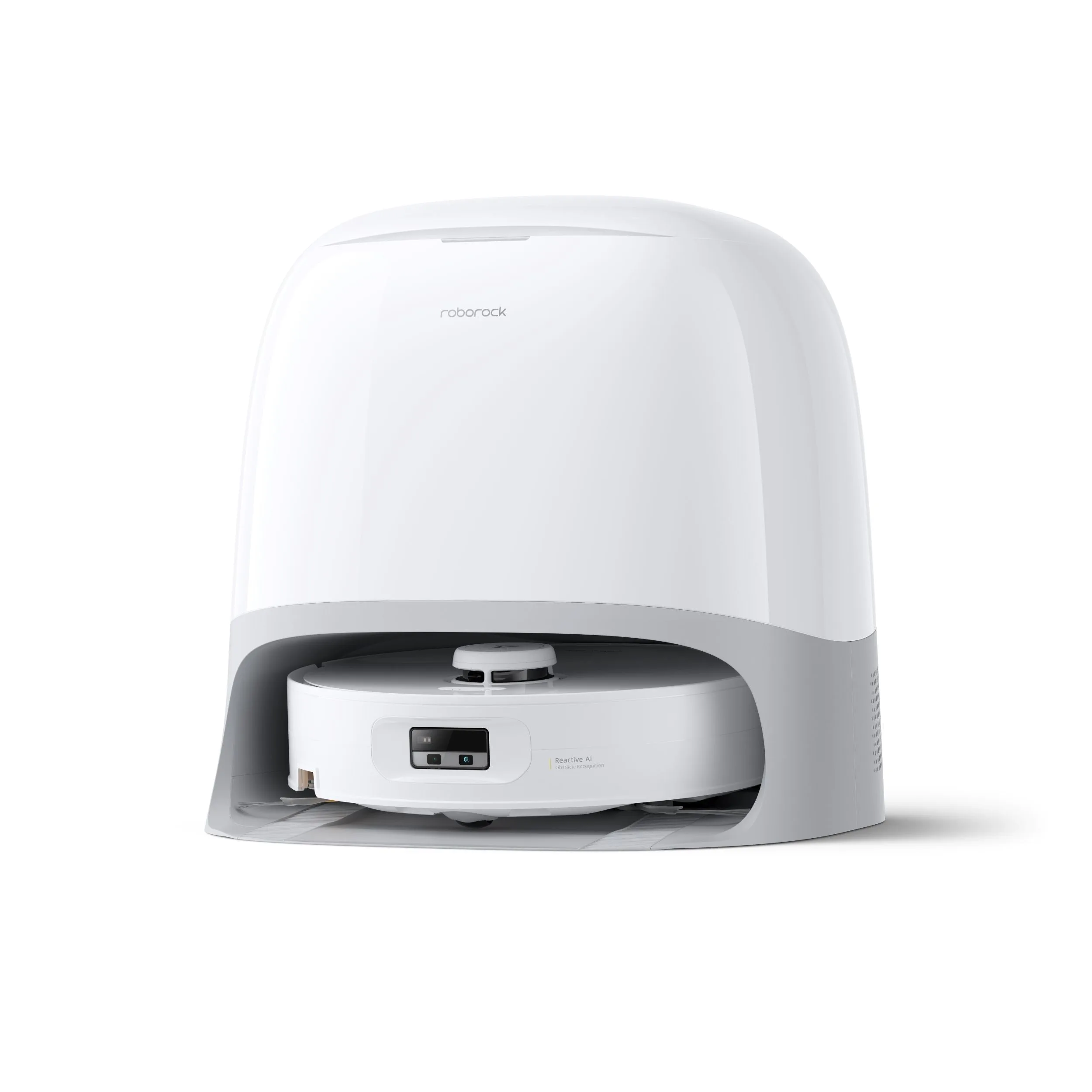робот-пылесос Roborock Qrevo Curv 2 Flow White