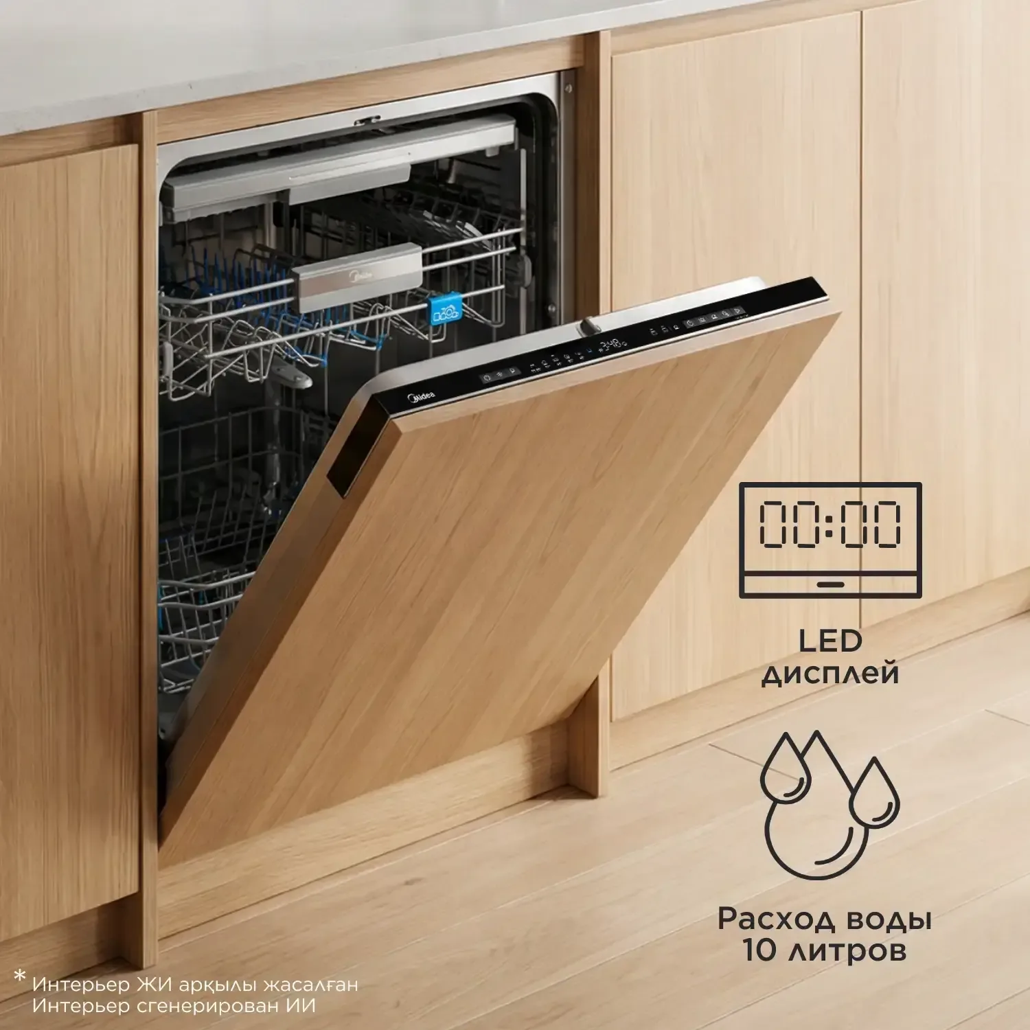 Встраиваемая посудомоечная машина Midea MID60S350I-C