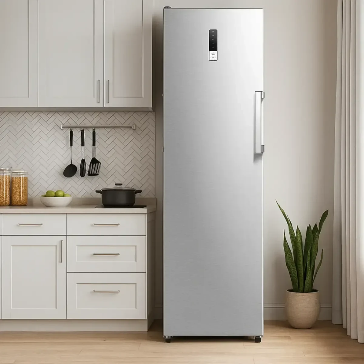 Şaquli dondurucu Midea MDRU385FZE46